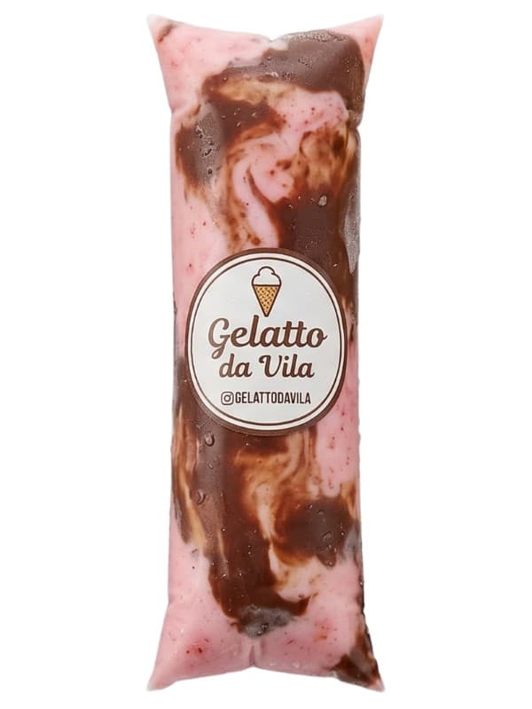 Geladinho Gourmet de Morango com Avelã